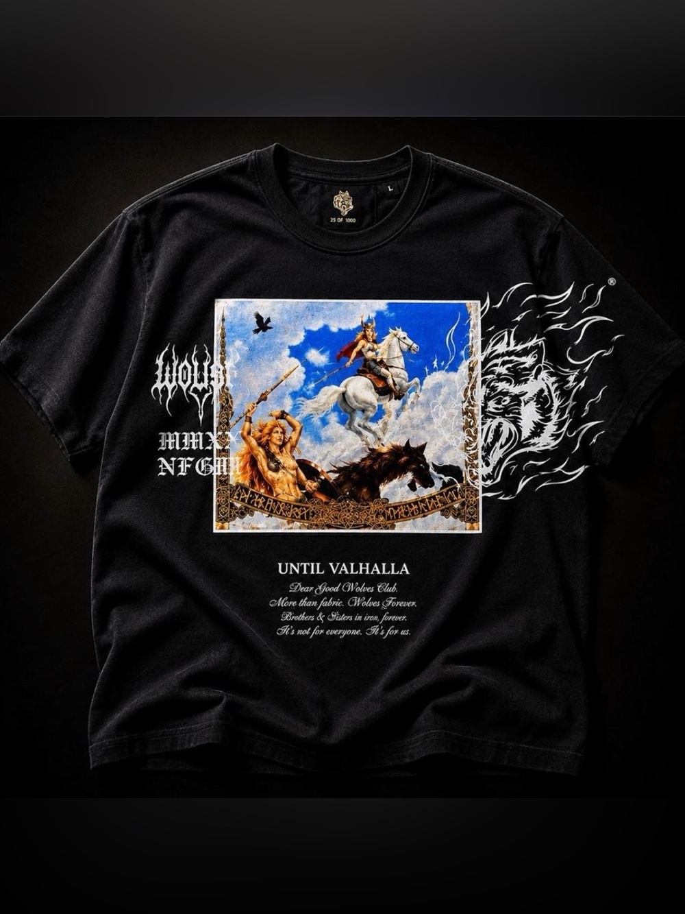 Darc Sport ‘Until Valhalla' Tee - Size L - NWT